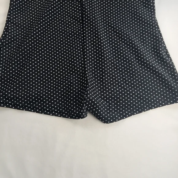 Unique Vintage XL 50'S STYL BEACH BABE Women's Swim Suit NWT BLACK W/ WHITE DOTS - Picture 11 of 16